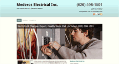 Desktop Screenshot of eletricalserviceca.com